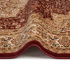 Concept Looms Grand Heritage Rug GH101 Red with a bordered design and latex backing