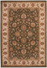 Concept Looms Grand Heritage Rug GH102 Green picture of the damask design