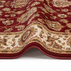 Concept Looms Grand Heritage Rug GH102 Red with a bordered design and a latex backing