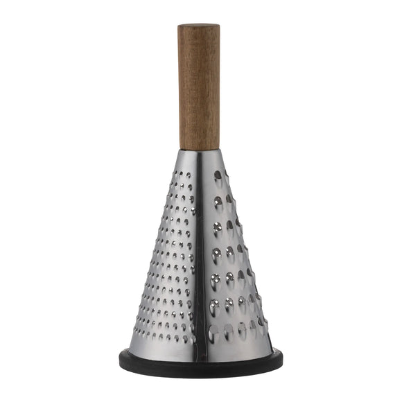 Stainless steel grater for cheese grating