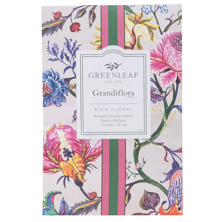 Greenleaf Grandiflora Scented Sachet – Luxury Home Fragrances