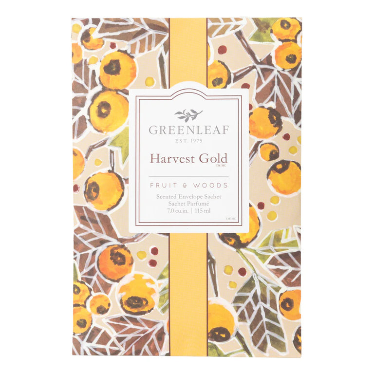 Greenleaf Harvest Gold Large Scented Sachet – Home Fragrances