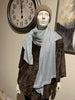Grey Sparkling Scarf life style picture