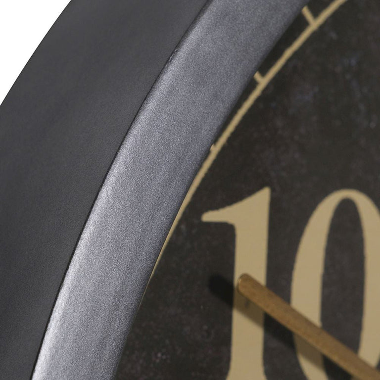 Grey Station Style Wall Clock 80 cm