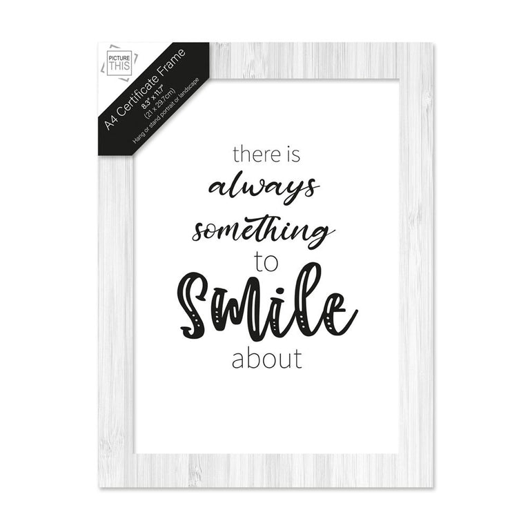 Grey Wash A4 Photo Frame