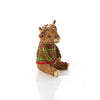 Figurines Highland Cow With Tartan Jumper Resin Ornament

