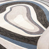 Brink & Campman Habitat Aura Outdoor Rug Grey close-up view picture of the color palette
