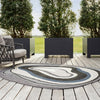 Brink & Campman Habitat Aura Outdoor Rug Grey lifestyle picture outside