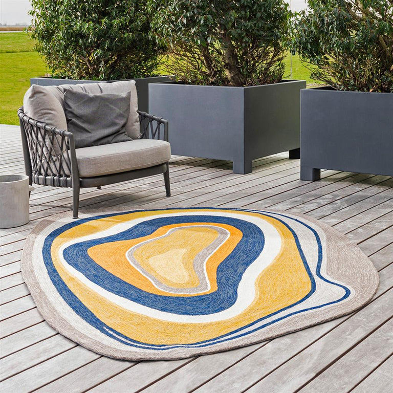 Brink & Campman Habitat Aura Outdoor Rug Ochre