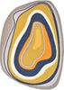Brink & Campman Habitat Aura Outdoor Rug Ochre picture of the rug abstract design and shape
