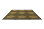 Brink & Campman Habitat Festival Dots Outdoor Rug Olive Green perfect for indoor and outdoor use