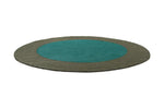 Brink & Campman Habitat Festival Outdoor Rug Aqua Round perfect for indoor and outdoor use