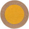 Brink & Campman Habitat Festival Outdoor Rug Yellow Round picture of the rug boho design