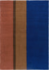 Brink & Campman Habitat Festival Stripe Outdoor Rug Blue picture of the rug striped design