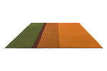 Brink & Campman Habitat Festival Stripe Outdoor Rug Orange pefect for indoor and outdoor use