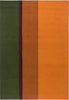 Brink & Campman Habitat Festival Stripe Outdoor Rug Orange picture of the rug striped design