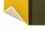 Brink & Campman Habitat Festival Stripe Outdoor Rug Yellow with a polypropylene backing