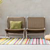 Brink & Campman Habitat LaVida Outdoor Rug lifestyle picture otside