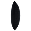 Scatterbox Cushion Halo Black feather-filled