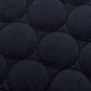 Scatterbox Cushion Halo Black close-up picture of the pattern design