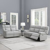 Halton 3+2 Seater Recliner Sofa Suit Light Grey life style picture