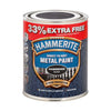 Hammerite Metal Paint Hammered Black photo on the white background