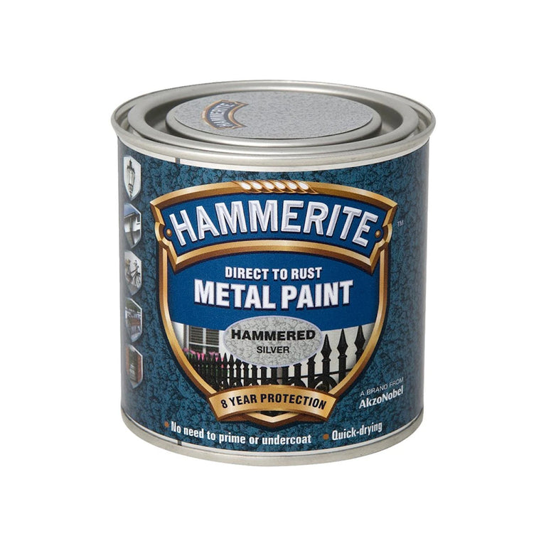 Hammerite Hammered Silver