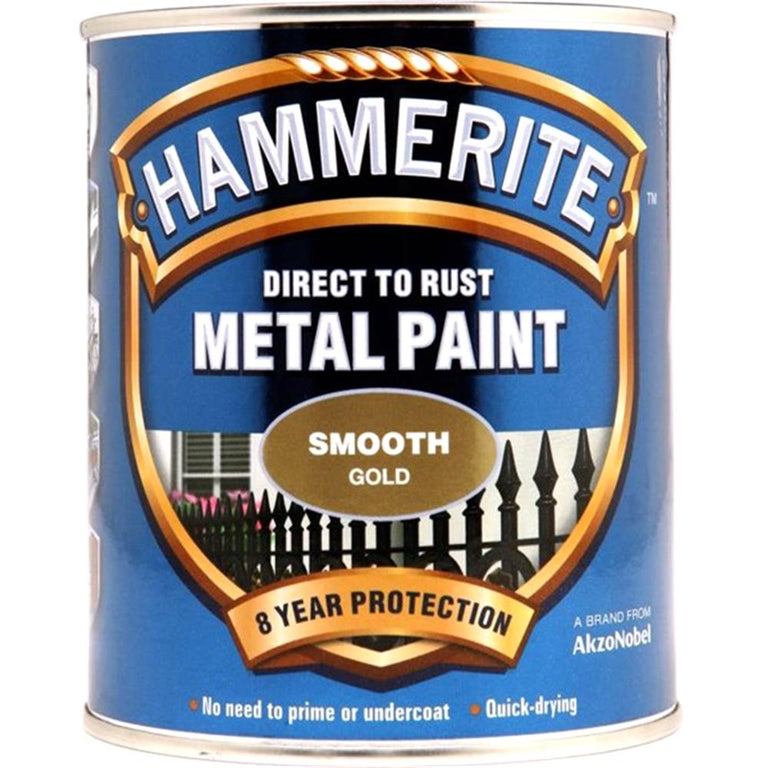 Hammerite Smooth Gold