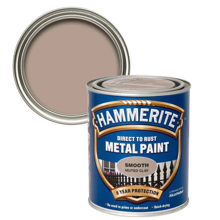 Hammerite Smooth Metal Paint Muted Clay