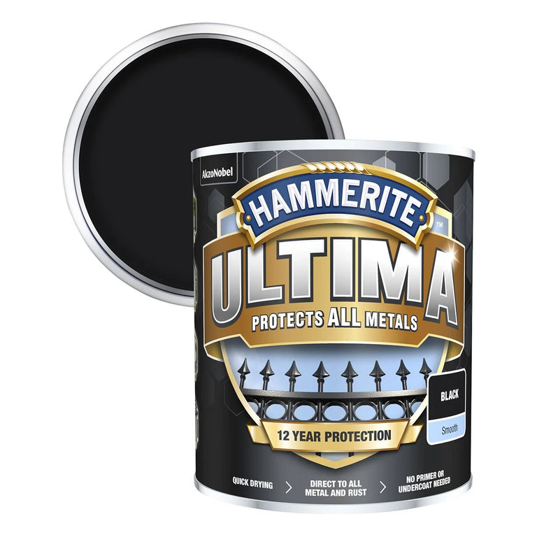 Hammerite Ultima Smooth Black