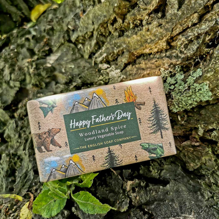Happy Father's Day Woodland & Spice Soap
