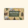Happy Father's Day Woodland & Spice Soap close view photo in the white baking