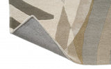 Harlequin Atelier Abstract Rug Pebble
 with a cotton backing