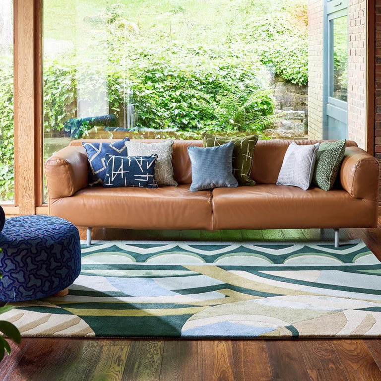 Harlequin Atelier Abstract Rug Lagoon