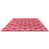 Harlequin Basketweave Geometric Rug Coral Rose perfect fit or bedrooms and living rooms