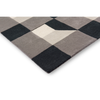 Harlequin Blocks Geometric Rug Slate hand-tufted rug with a cut pile