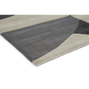 Harlequin Bodega Geometric Rug Stone hand-tufted rug with a cut pile