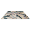 Harlequin Calathea Floral Rug Shiitake/Wildwater perfect fit for bedrooms and living rooms