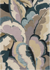 Harlequin Calathea Floral Rug Shiitake/Wildwater floral-designed rug 