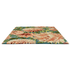 Harlequin Dahlia Floral Rug Coral/Wilderness perfect fit for living rooms and bedrooms