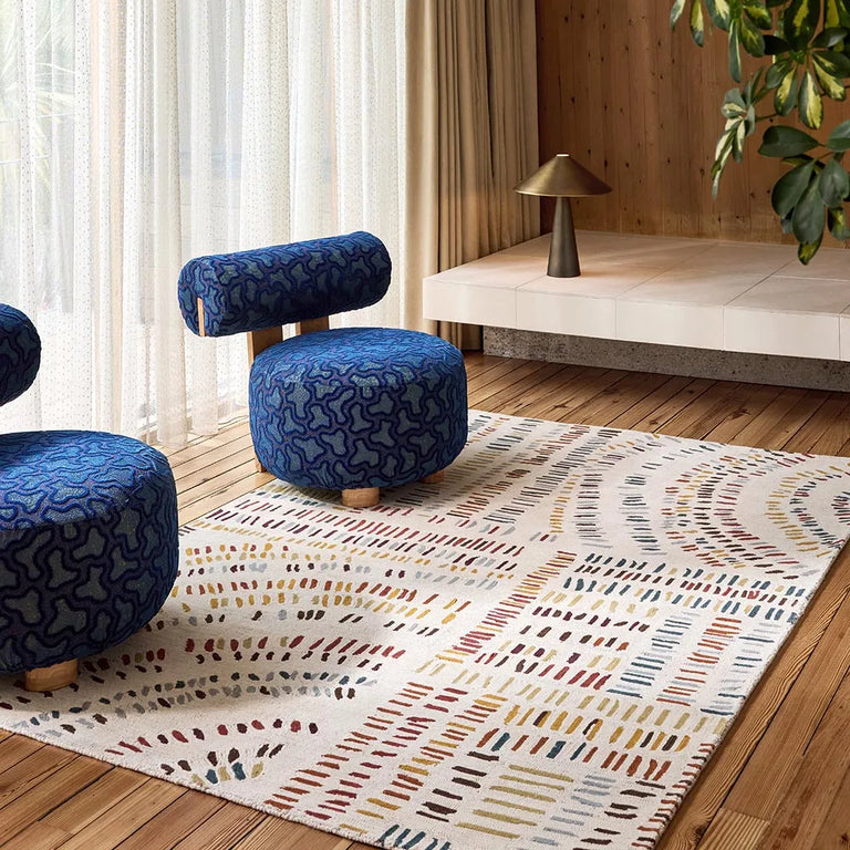 Harlequin Frescoes Bohemian Rug Amber