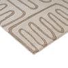 Harlequin Hollow Geometric Rug Pebble hand-tufted rug with a geometric pattern