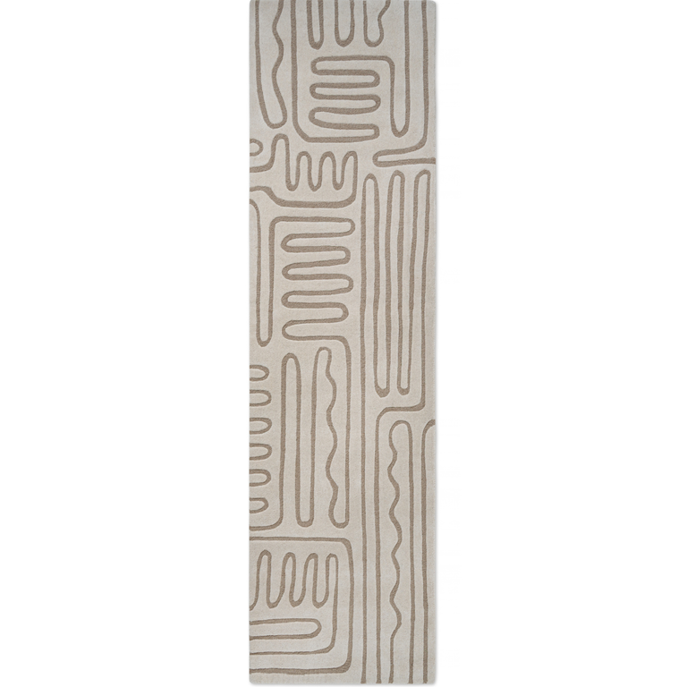 Harlequin Hollow Geometric Rug Pebble Runner