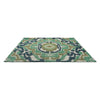 Harlequin Ixora Outdoor Rug Emerald Palm Chartreuse area rug perfect for indoor and outdoor use