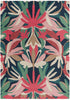 Harlequin Melora Outdoor Rug Pink outdoor floral rug