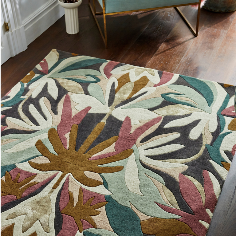 Harlequin Melora Abstract Rug Positano/Succulent/Gold