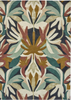Harlequin Melora Abstract Rug Positano/Succulent/Gold picture of the rug abstract pattern