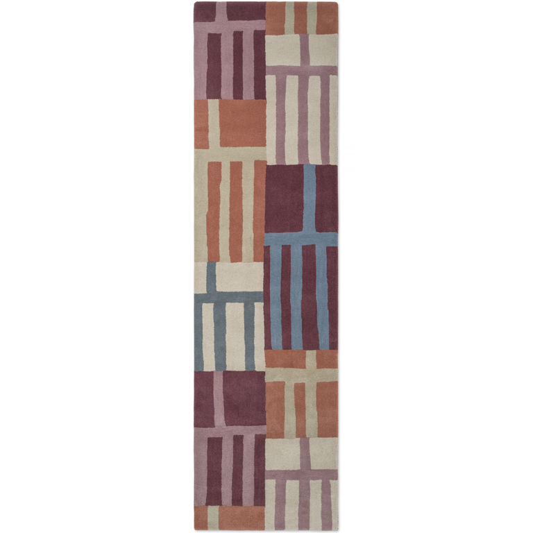 Harlequin Monolith Geometric Rug Cinnabar Amber Runner