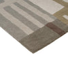 Harlequin Monolith Geometric Rug Sandstone hand-tufted rug with geometric pattern