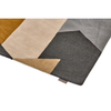 Harlequin Popova Geometric Rug Caramel/Slate/Shell hand-tufted wool rug with a cut pile